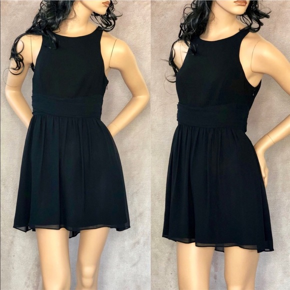 BCBGeneration Open Back Black Dress - Picture 2 of 7